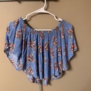 Floral crop top